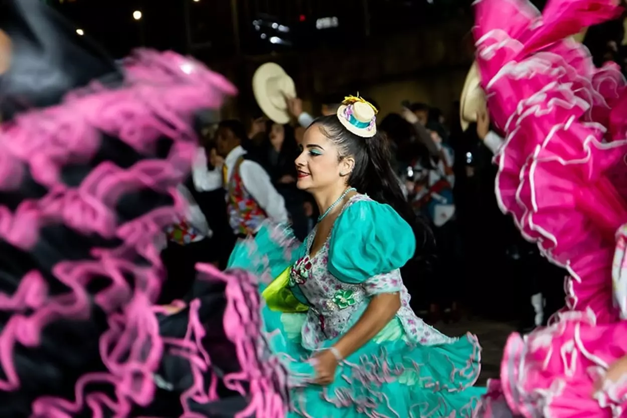 Quadrilha em um arraial do Museu Boulieu.