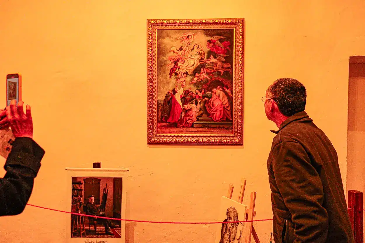 Obra de arte sacra criada por Elias Layon