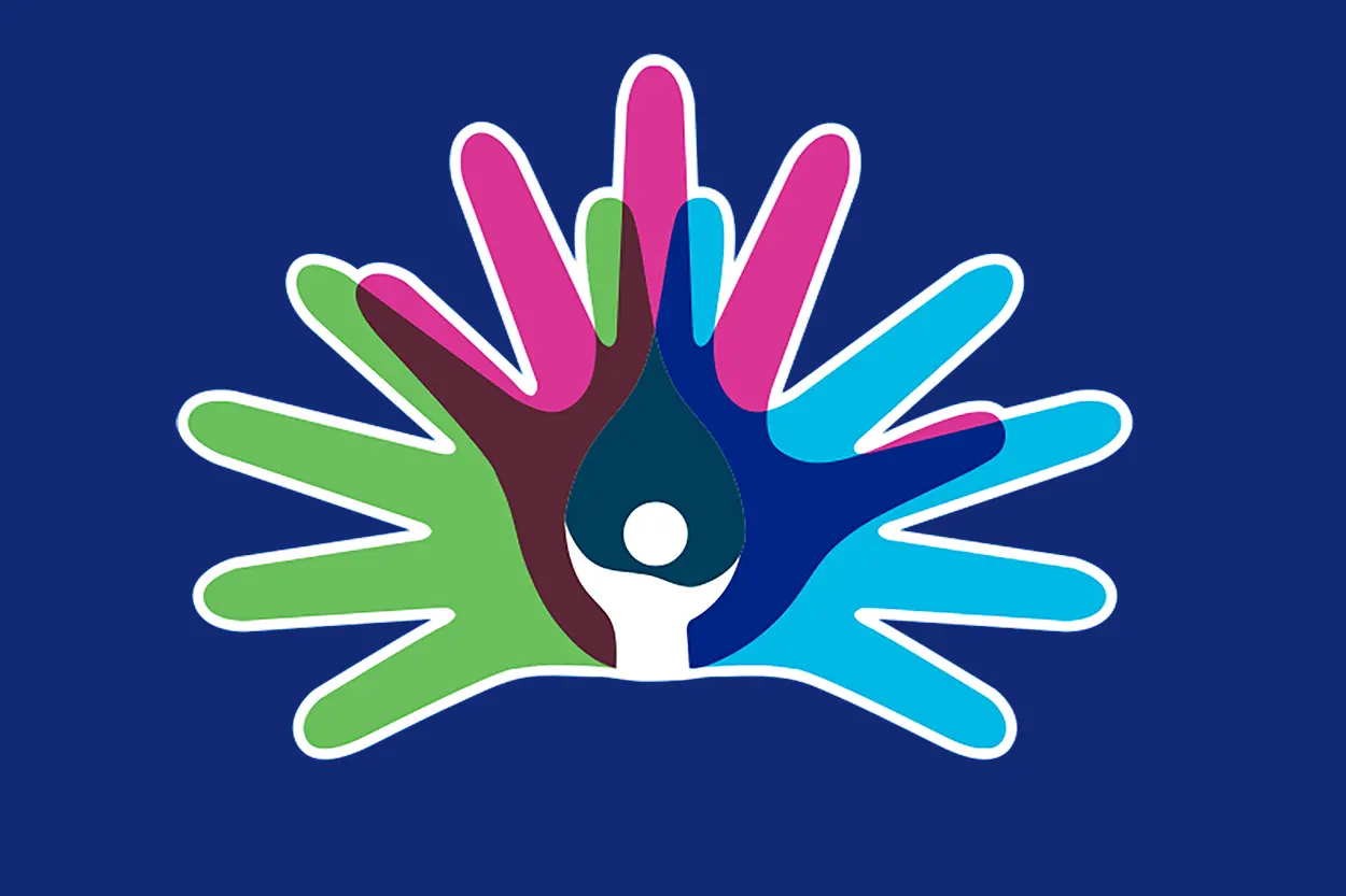 Símbolo mundial de doenças raras.