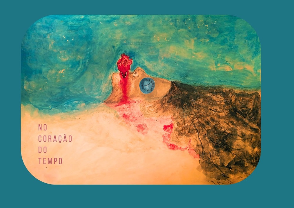 Cartaz do espetáculo No Coração do Tempo.