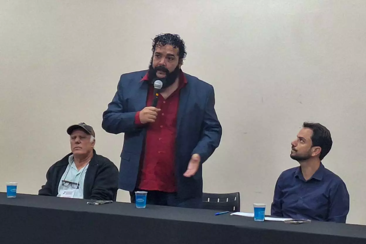 Antônio Augusto Garcia Veríssimo durante a 1ª Conferência rural em Mariana