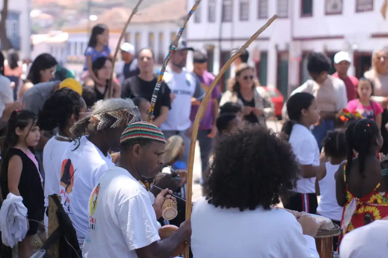 Oficina de capoeira no Circovolante– Encontro de Palhaços - Foto: Marina Ferreira/Agência Primaz