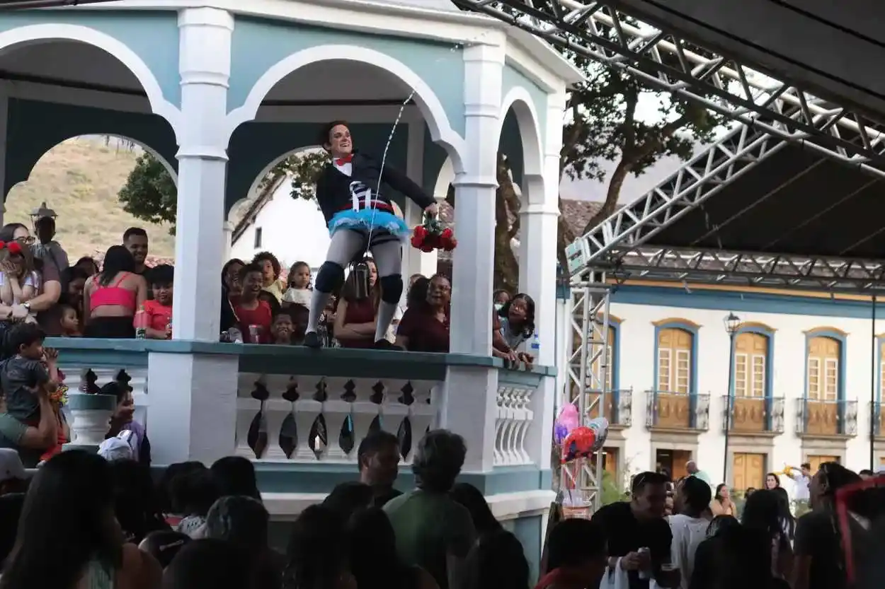 Jardim, Cine teatro Municipal e Praça da Sé, no último dia do Encontro Intrnacional de Palhaços 2025 - Fotos: Agência Primaz