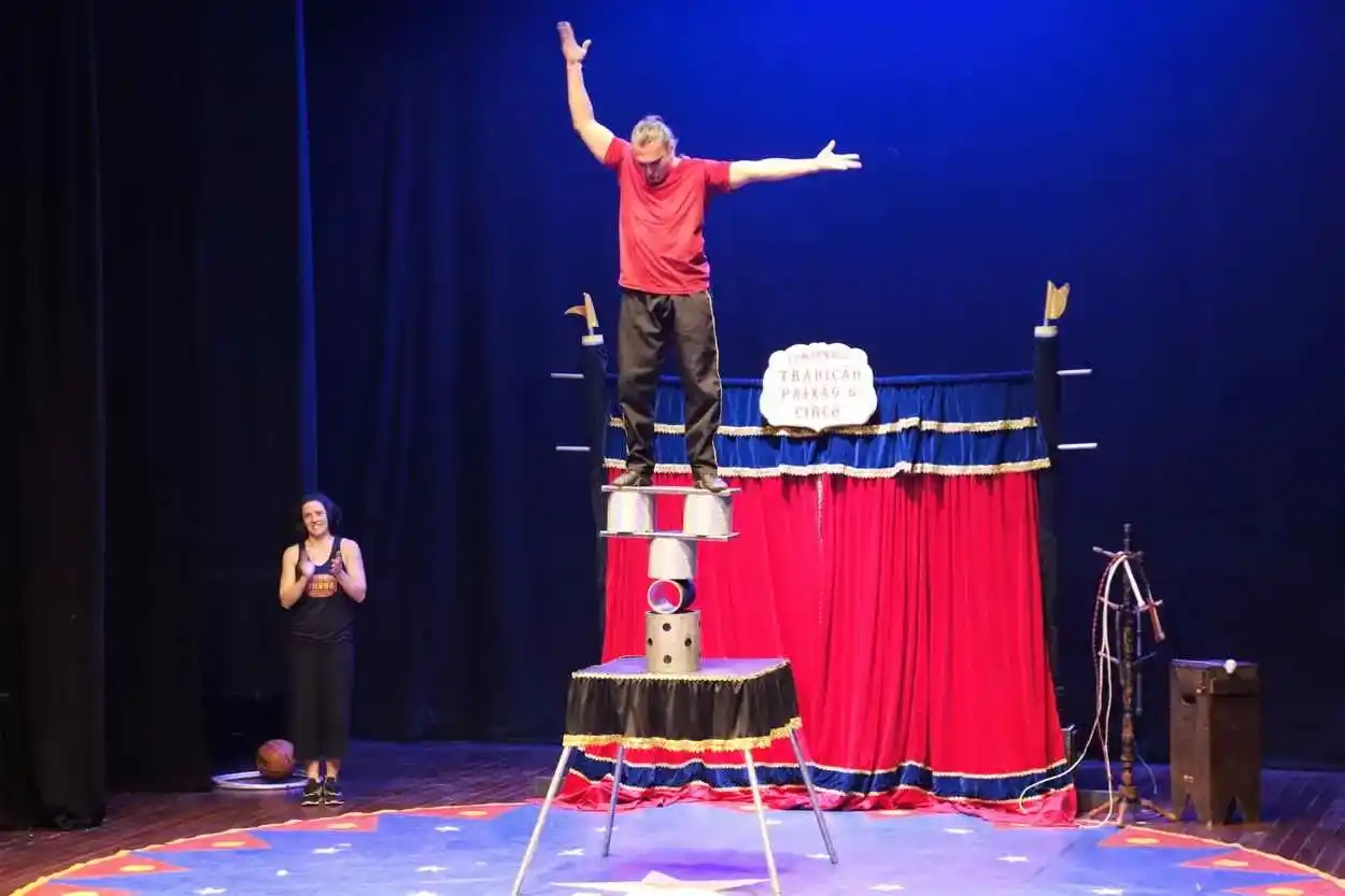 Jardim, Cine teatro Municipal e Praça da Sé, no último dia do Encontro Intrnacional de Palhaços 2025 - Fotos: Agência Primaz