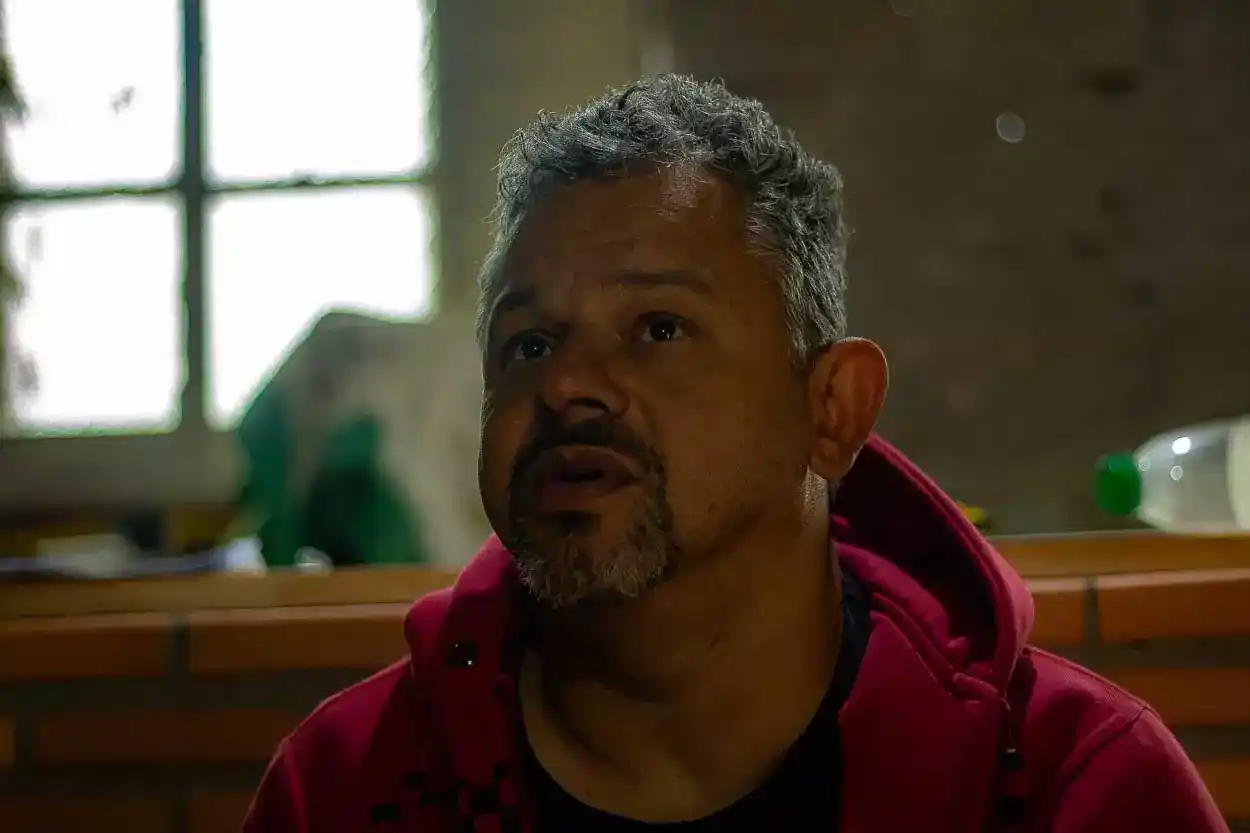 Morador na ocupação