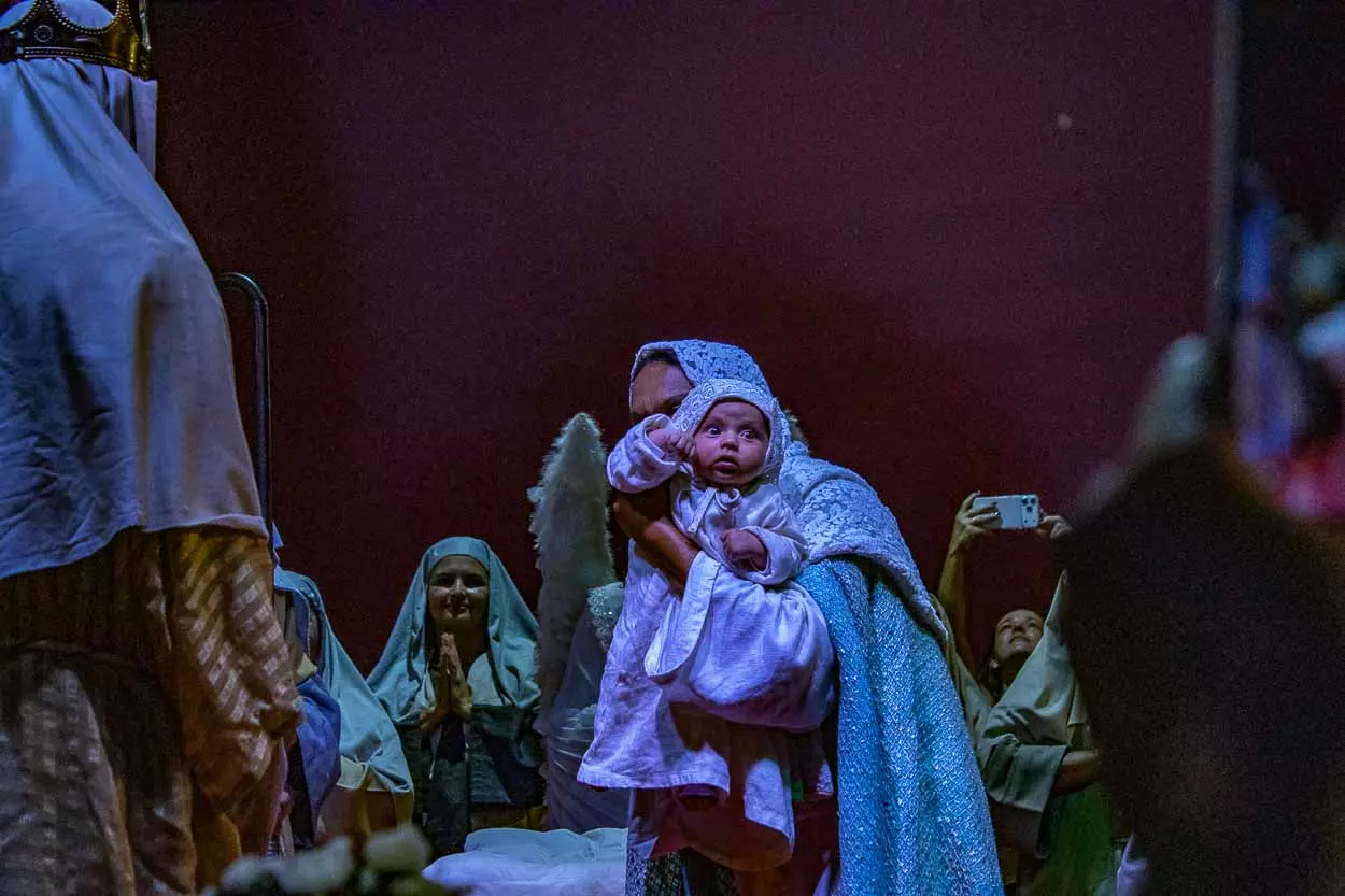 Apresentação do Oratório de Padre Viegas durante a inauguração das luzes