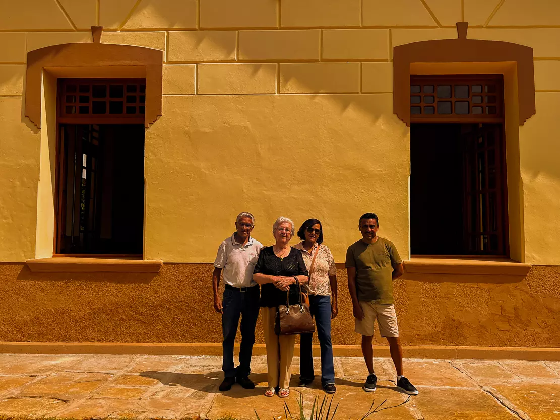 moradores na estação