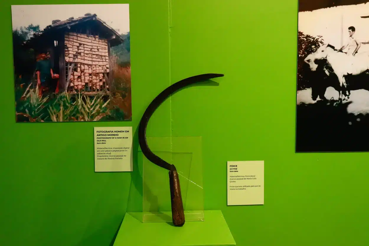 Algumas ferramentas e fotografias ajudam a contar a história de Botafogo - Foto: Lui Pereira/Agência Primaz